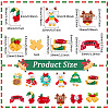 Christmas Opaque Resin Decoden Cabochons RESI-SP0001-04B-2