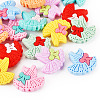16Pcs 8 Colors Dress Silicone Beads SIL-TA0001-60-11