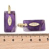 Natural Amethyst Faceted Pendants GG-CBA4154-06G-05-3