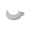 925 Sterling Silver Moon Charms STER-M099-03P-2