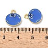 Fruit Alloy Enamel Charms PALLOY-S058-01LG-20-3