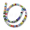 Handmade Millefiori Glass Chevron Beads X-LAMP-Z019-02B-2