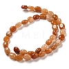 Natural Red Aventurine Beads Strands G-M420-D06-01-3