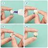 DIY Blank Dome Finger Ring Making Kit DIY-SC0021-11-4