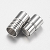 304 Stainless Steel Magnetic Clasps STAS-O114-036P-A-2