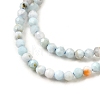 Natural Larimar Beads Strands G-G259-D13-2mm-4