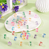 50Pcs Acrylic European Beads MACR-TADJ0001-13S-6
