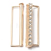 Alloy Rhinestone Belt Strap Buckles PALLOY-F302-01KCG-3