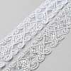 10 Yards Sparkle Polyester Rhombus Lace Trim OCOR-WH20022-025B-1