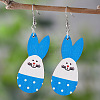 Easter Wood Dangle Earrings FS-WGE0D87-05-1