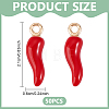 50Pcs Alloy Enamel Pendants ENAM-ME0001-02-2