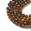 Natural Tiger Eye Beads Strands G-L651-C14-3mm-4