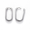 Non-Tarnish 304 Stainless Steel Huggie Hoop Earrings X-STAS-S103-21P-2