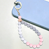 1Pc Silicone & Wood Pendant Decorations HJEW-BM0001-61A-5