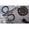 DIY Men's Gemstone Bracelet with Cross Making Kits DIY-CF0001-21-15