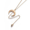 Brass Pendant Necklaces NJEW-JN02386-3