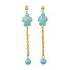 304 Stainless Steel Dangle Stud Earrings for Women EJEW-JE07233-5