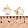 Alloy Crystal Rhinestone Charms AL-CBA8C77-01C-G-3