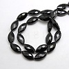 Crystal Glass Horse Eye Beads Strands EGLA-F071-01-2