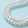 Baking Painted Pearlized Glass Pearl Round Bead Strands X-HY-Q003-6mm-01-4