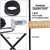 Flat Cowhide Leather Jewelry Cord LC-GF0001-10A-04-2