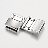 Rectangle Alloy Magnetic Clasps X-PALLOY-L168-07-2
