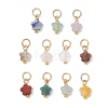 Natural Mixed Gemstone Pendants PALLOY-JF05138-01-1