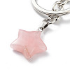 Natural Rose Quartz Keychain KEYC-M022-02A-3