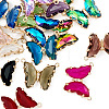  16Pcs 16 Colors Glass Pendants GLAA-TA0001-49-9