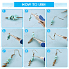 DIY Retro Ocean Theme Earring Making Kits DIY-SC0013-30-4