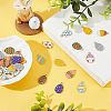 Olycraft 48Pcs 12 Style Alloy Enamel Pendants ENAM-OC0001-08-5