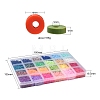 8400Pcs 24 Colors Handmade Polymer Clay Beads CLAY-YW0001-11A-4mm-6