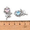 Alloy Rhinestone Pendants FIND-K032-03P-3