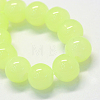Baking Paint Imitation Jade Glass Round Bead Strands LS-DGLA-Q021-4mm-21-2