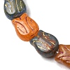 Painted Glass Beads Strands GLAA-Z021-20A-2