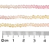 Transparent Painted Glass Beads Strands X1-DGLA-A034-T2mm-A09-3