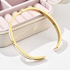 304 Stainless Steel Rhinestone Bangles for Women BJEW-Z092-07G-3