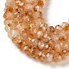 Heated Natural Citrine Beads Strands G-C259-A19-5x8mm-8