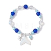 Glass & ABS Plastic Imitation Pearl Beaded Stretch Bracelet BJEW-JB09747-3