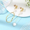 Natural Cultured Freshwater Pearl Dangle Earrings for Women EJEW-JE07506-1