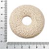 Natural Lava Rock Disc Big Pendants G-M203-07-01-3
