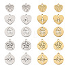  Jewelry 20Pcs 10 Style 304 Stainless Steel Pendants STAS-PJ0001-42-11