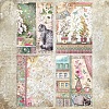 Cat/Flower Pattern Scrapbook Paper X-SCRA-PW0010-22-2