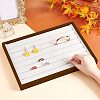 7-Slot Rectangle Wood Ring Display Stands AJEW-WH0323-07-4