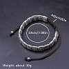 Alloy Bead Braided Bead Bracelets TO6523-1-4