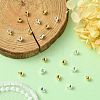 20Pcs 2 Colors Brass Crimp Beads KK-CJ0001-92-5