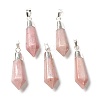 Natural Rhodochrosite Pointed Pendants LS-G-P445-E02-1