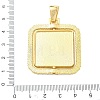 Alloy Rhinestone Pendant Cabochon Settings RB-CBA40A4-01G-01-3