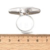 304 Stainless Steel Adjustable Finger Ring RJEW-H244-07P-5