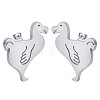 316L Stainless Steel Stud Earrings for Women FIND-PW0024-34B-1